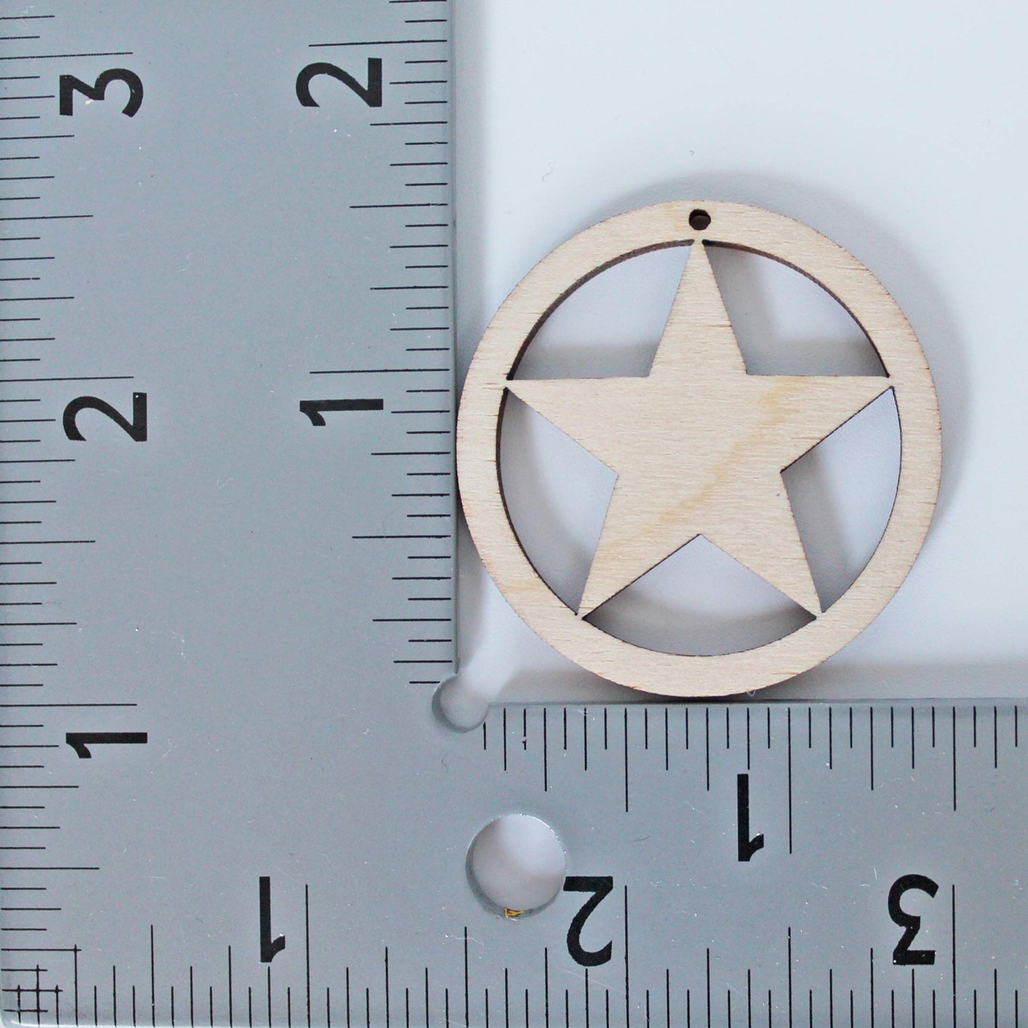 ALL SIZES BULK (12pc to 100pc) Unfinished Wood Laser Cutout Hoop Circle Star Dangle Earring Jewelry Blanks Shape Crafts Made in Texas Texan Wood Crafts