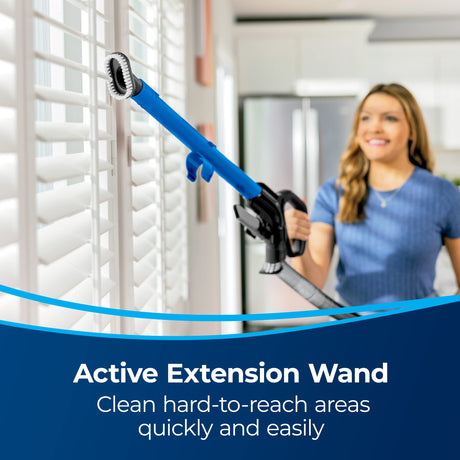 BISSELL CleanView Upright Bagless Vacuum Cleaner with Active Wand, 3536,Black/Cobalt Blue Bissell