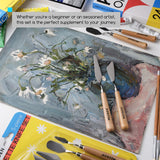 MEEDEN 5 Pieces Painting Knives, Stainless Steel Spatula Palette Knives Oil Paint Metal Pallet Knife with Wood Handle Art Tools for Watercolor Oil MEEDEN