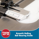 Thin Rip Jig Table Saw Jig for Making Repetitive Narrow Strip Cuts on Table Saws with 3/4" x 3/8" Miter Slots • Also Works with Many Router Tables Peachtree Woodworking Supply