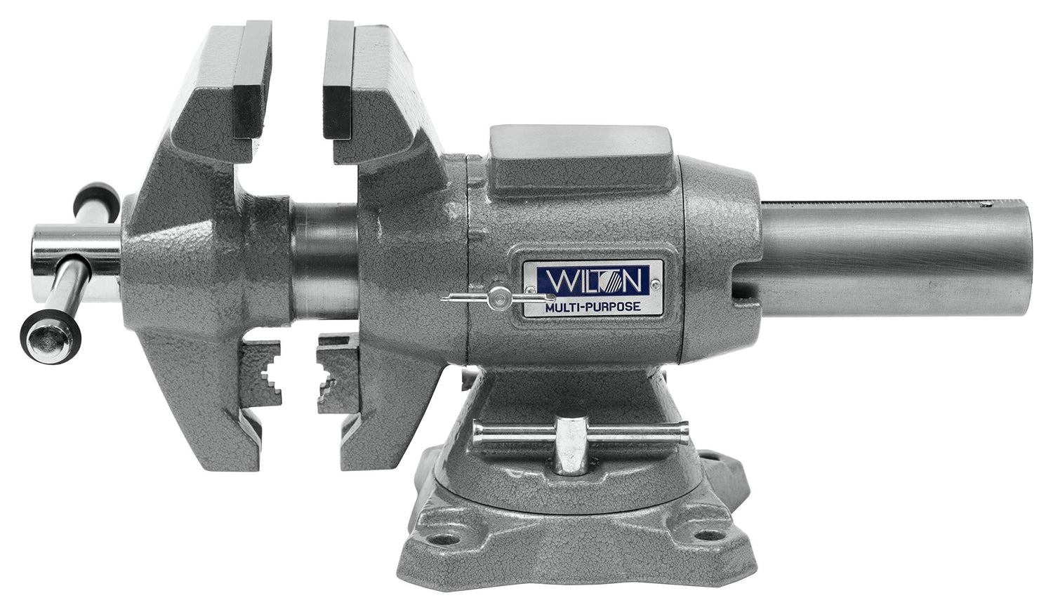 Wilton 4-1/2" Multi-Purpose Bench Vise, 360° Rotating Head & Base, 4" Max Opening (450P) Wilton