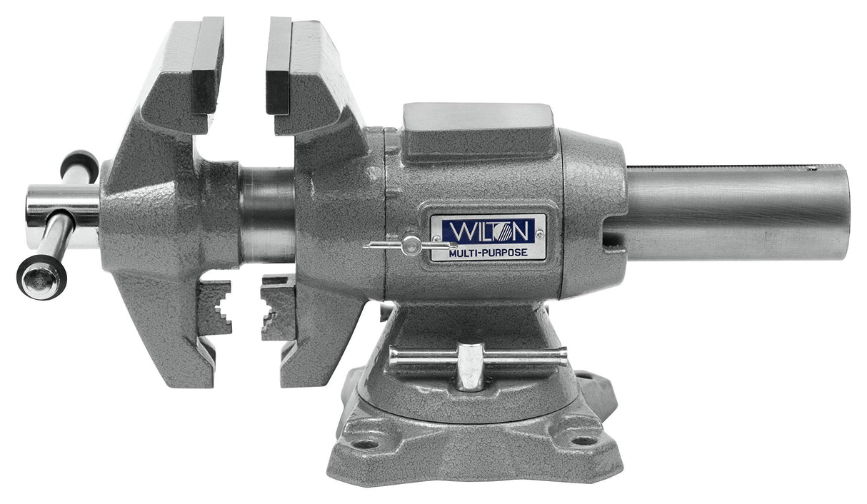 Wilton 4-1/2" Multi-Purpose Bench Vise, 360° Rotating Head & Base, 4" Max Opening (450P) Wilton