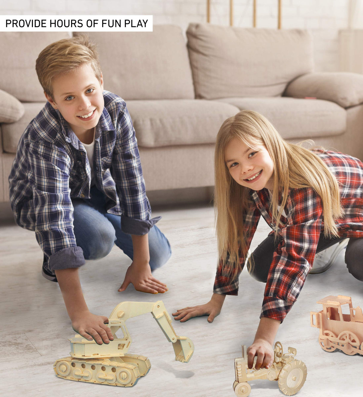 Puzzled 3D Puzzle Motorcycle Wood Craft Construction Model Kit, Fun & Educational DIY Wooden Toy Assemble Model Unfinished Crafting Hobby Puzzle to Puzzled