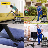 Stanley SL18136 Wet Dry Vacuum, 3 Gallon, 4.0 HP, Stainless Steel Stanley