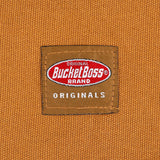 Bucket Boss mens Tool,adjustable,work Tool Bag, Brown, 16 pockets US Bucket Boss