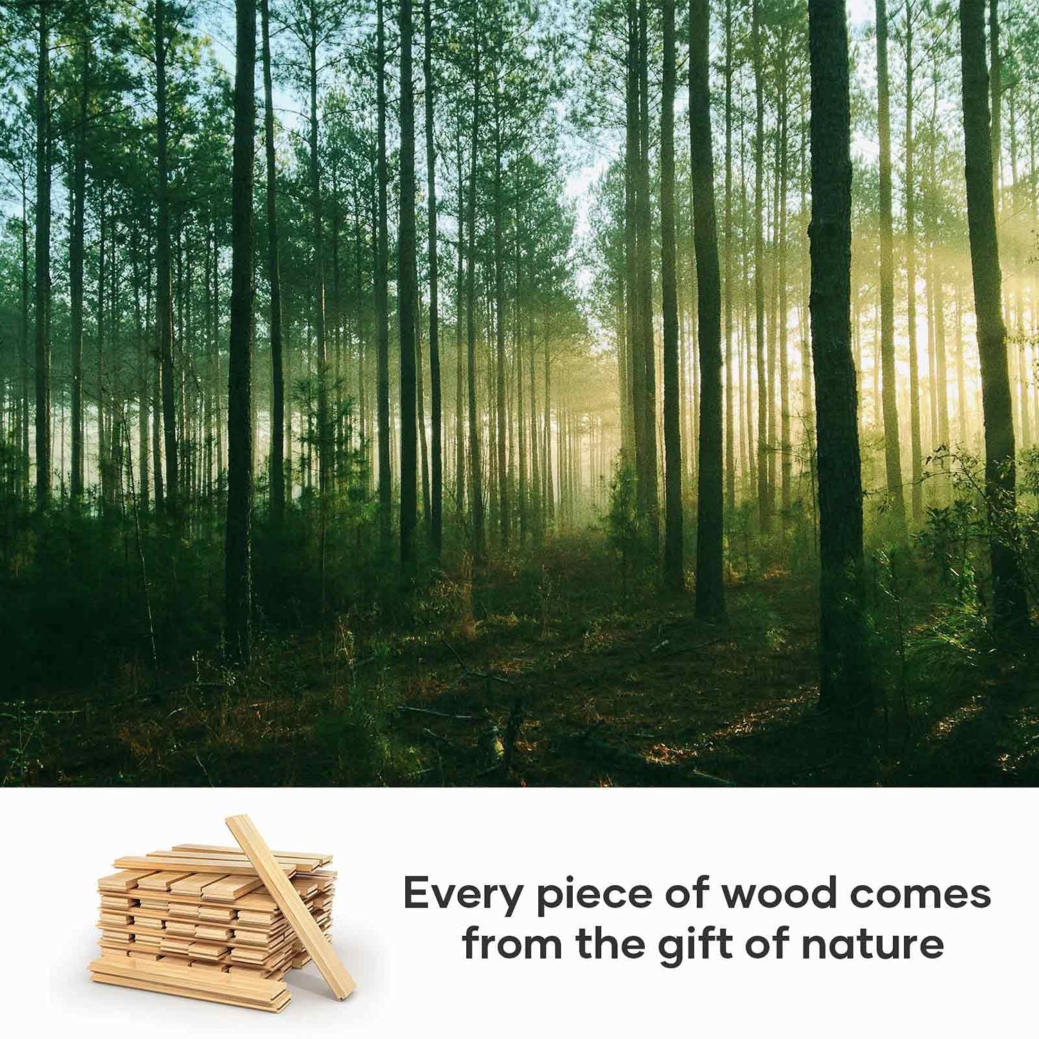 EaseLife 32in x 84in Sliding Barn Wood Door,Interior Doors,DIY Assemblely,Solid Natural Spruce Panelled Slab,Easy Install,Apply to Rooms & Storage EaseLife