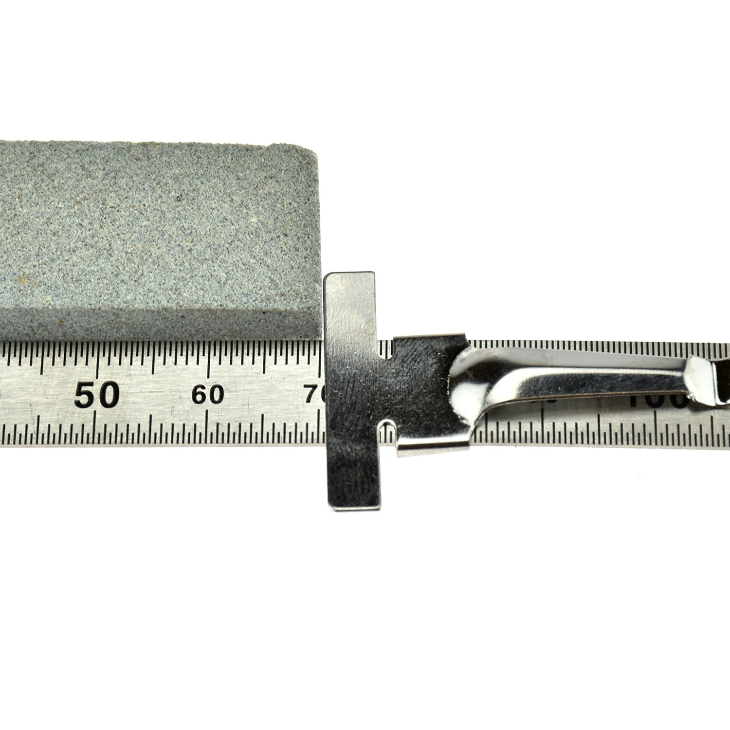 SE Stainless Steel SAE Metric Ruler Set - Stainless Steel Precision Ruler Measuring Tool - Detachable Clips - Set of 2 Pcs - 925PSR-2 SE