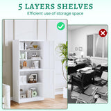 Letaya Metal Storage Cabinet with Lock Door, Adjustable Shelf Steel Cabinets for Office, Home,Pantry,Kitchen,Garage Utility Cabinet (4 Door-White) Letaya