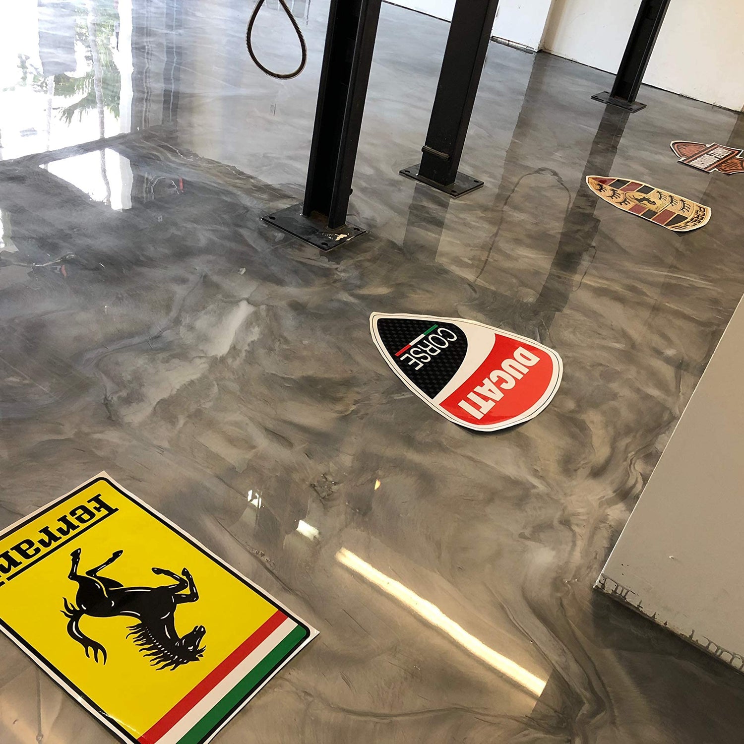 Clear Epoxy Resin Coating for Floors & Counter Tops, 100% Solids, Self Leveling - 3 Gallon Kit & 18in Roller Master Protective Coatings