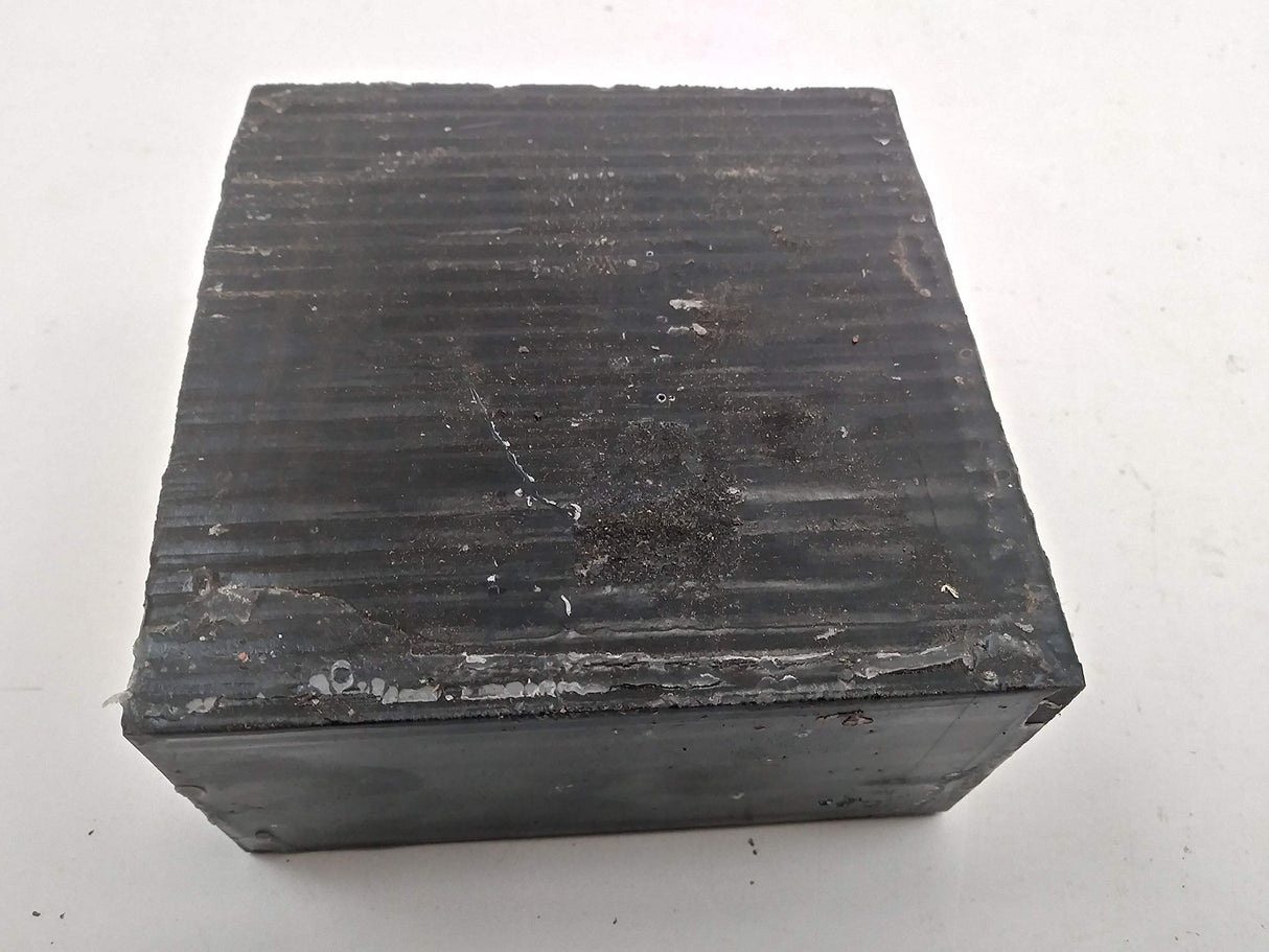 Exotic Black Ebony Wood Bowl Blank for Turning Measuring 4 x 4 x 2 Inches Generic