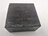 Exotic Black Ebony Wood Bowl Blank for Turning Measuring 4 x 4 x 2 Inches Generic