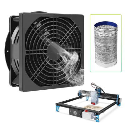 Comgrow Solder Smoker Absorber Remover Fan,Fume Extractor Smoke Prevention,3-6W,100-240V,3000 RPM,Compatible with Laser Engraver Enclosure