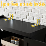 IRONCK Kitchen Pantry 72" Height,Storage Cabinet with Drawer, 4 Adjustable Shelves, Barn Doors, Freestanding Cupboard, Black IRONCK