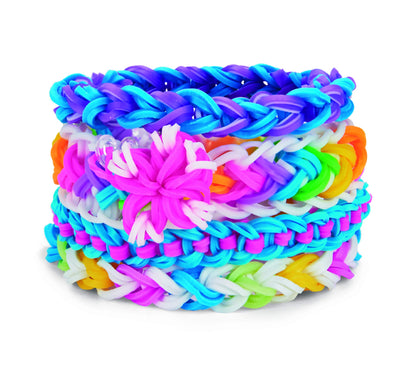 Cra Z Art Cra-Z-Loom Ultimate Tub 8000 Latex Free Rubber Bands and 100 “S” Clips for Making Crafts in Bold and Bright Colors, multi - WoodArtSupply