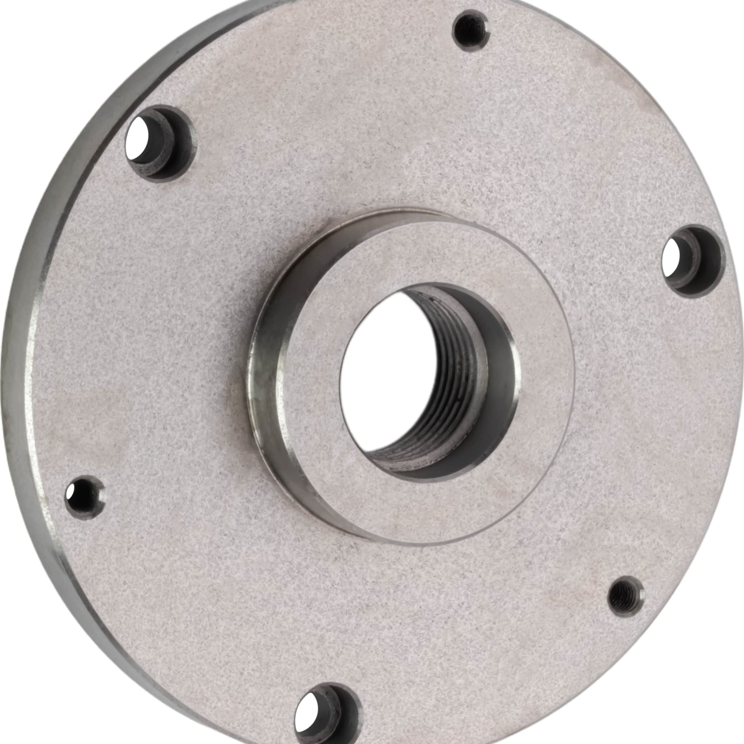 CME 6" 3-Jaw Self-Centering (Scroll) Lathe Chuck with 1 1/2"-8 Threaded Backing Plate, Two-Piece Reversible Jaws CME Tools