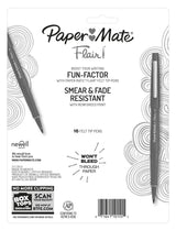 Paper Mate Flair Felt Tip Pens, Medium Point (0.7mm), Assorted Colors, 16 Count Paper Mate