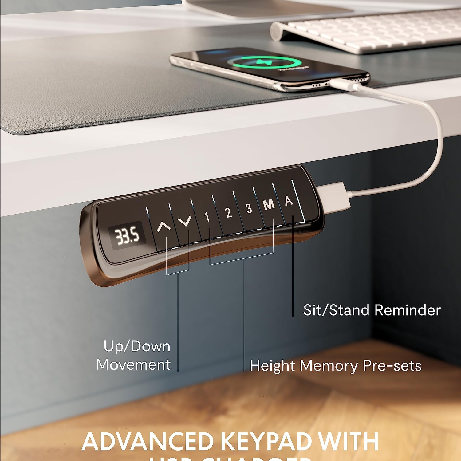 FLEXISPOT Pro Corner Desk Dual Motor L Shaped Computer Electric Standing Desk Sit Stand Up Desk Height Adjustable White Desk Home Office Table with FLEXISPOT