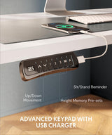 FLEXISPOT Pro Corner Desk Dual Motor L Shaped Computer Electric Standing Desk Sit Stand Up Desk Height Adjustable White Desk Home Office Table with FLEXISPOT