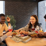 Custom Personalized Premium Charcuterie Cheese Board Set with Spreader Utensil Tools with Any Name The Wedding Party Store