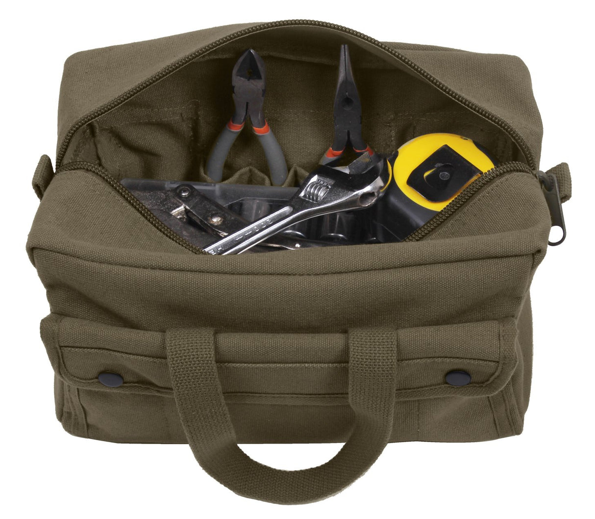 Rothco G.I. Style Mechanic’s Tool Bag – Heavy-Duty Canvas Material – Olive Drab Rothco