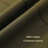 AFUN Chef Aprons for Women Men with Large Pockets, Cotton Canvas Cross Back Water Repellent Work Apron, Size M to XXL (Greygreen) AFUN