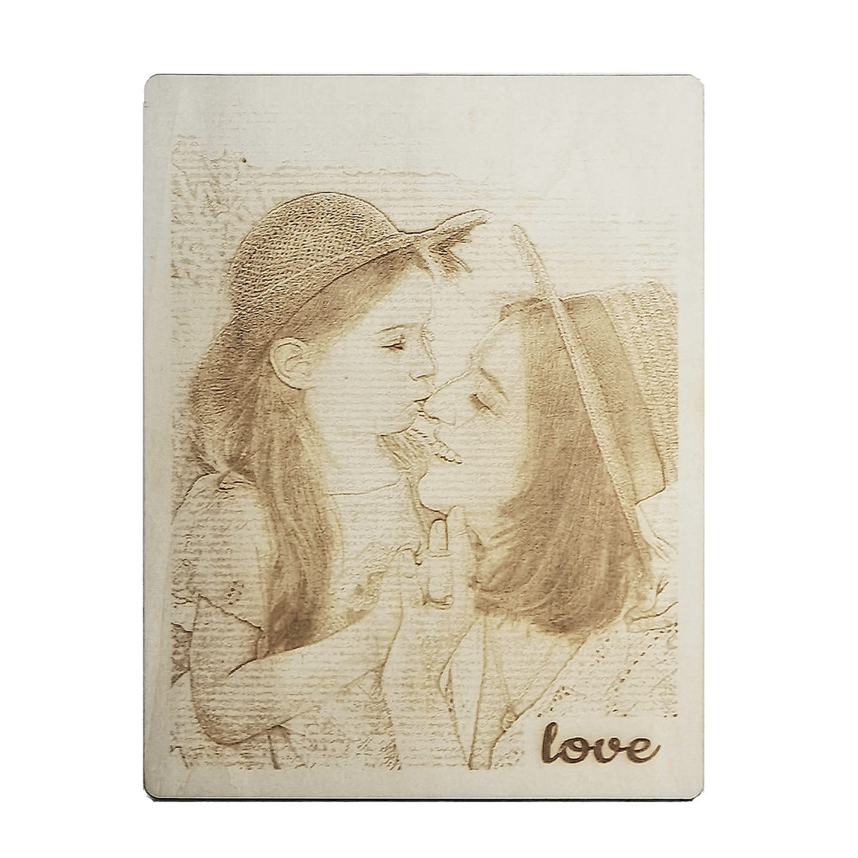 Personalized Engraved Wooden Photo, Custom Photo Engraved for Living Room, Bedroom, Kitchen, Perfect Decoration Gifts for Birthday,Wedding, matili