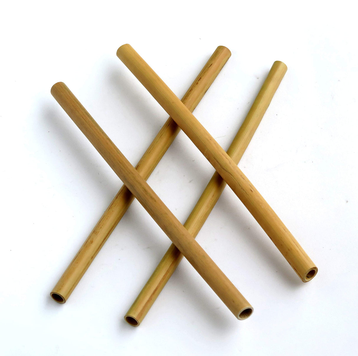 IA Crafts Bamboo Sticks, Bamboo Straws, Bamboo Stakes Craft Supplies, for Crafts and DIY, Natural Bamboo Color, 7.87” Long and 0.32"-0.40" in IA Crafts
