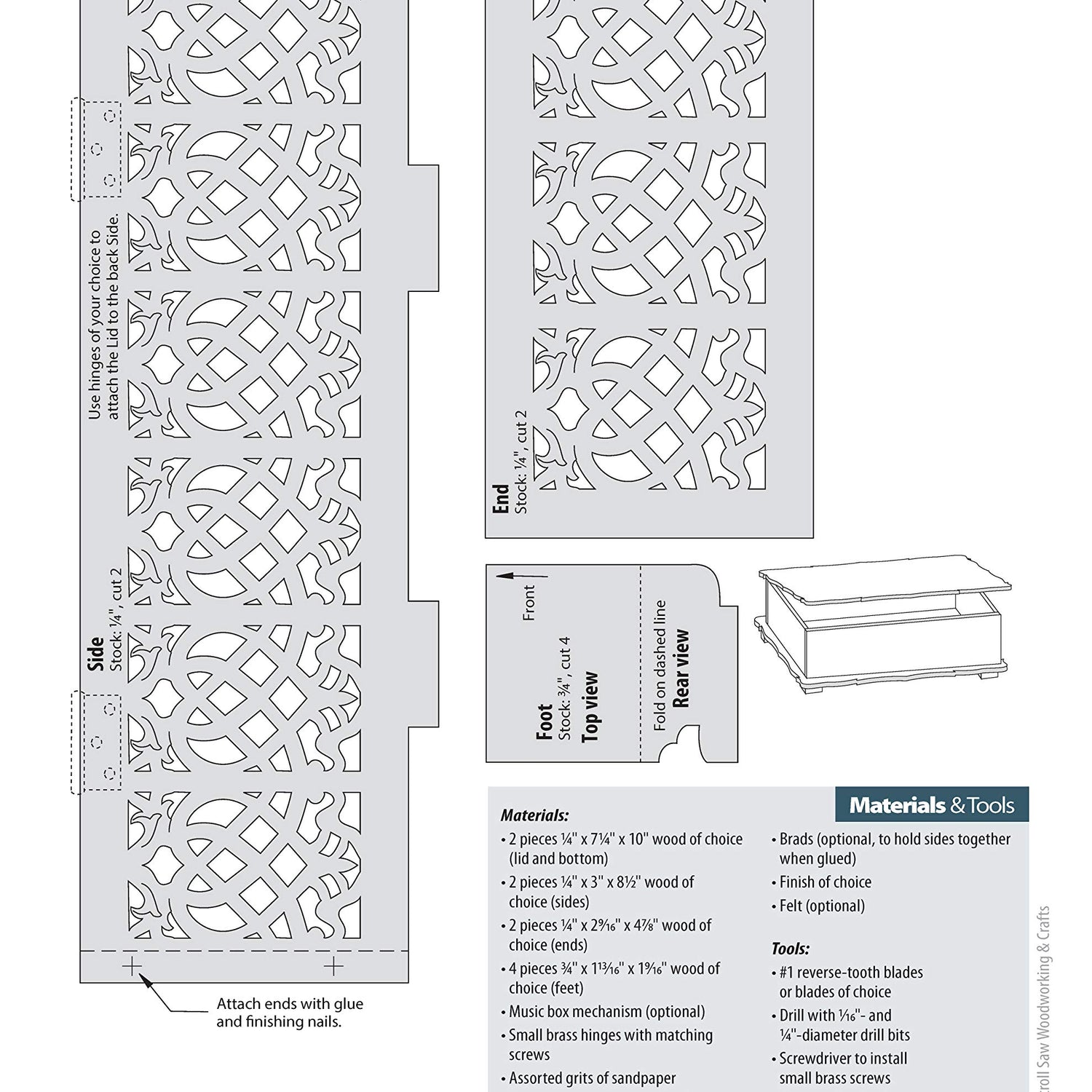 Creating Wooden Boxes on the Scroll Saw: Patterns and Instructions for Jewelry, Music, and Other Keepsake Boxes (Fox Chapel Publishing) 25 Fun Design Originals