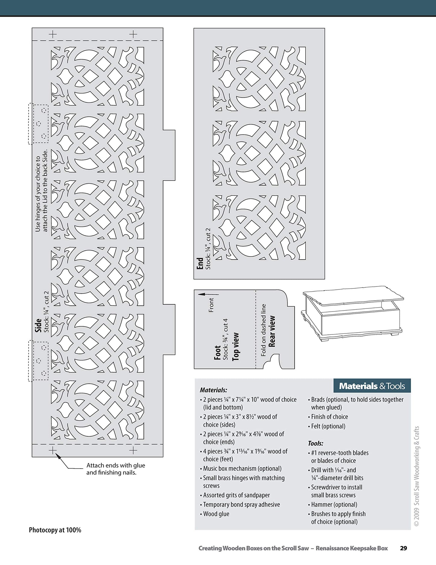 Creating Wooden Boxes on the Scroll Saw: Patterns and Instructions for Jewelry, Music, and Other Keepsake Boxes (Fox Chapel Publishing) 25 Fun - WoodArtSupply