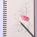 Mr. Pen- Erasers, 12 Pack, Marble Pencil Eraser, Erasers for Pencils, Mr Pen Erasers, Erasers for School, Large Eraser, Erasers for School, Rubber Mr. Pen