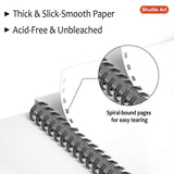 Shuttle Art Drawing Kit and Sketch Pad Bundle, Set of 124 Pack Professional Drawing Kit +160 Sheets Sketch Pad Shuttle Art