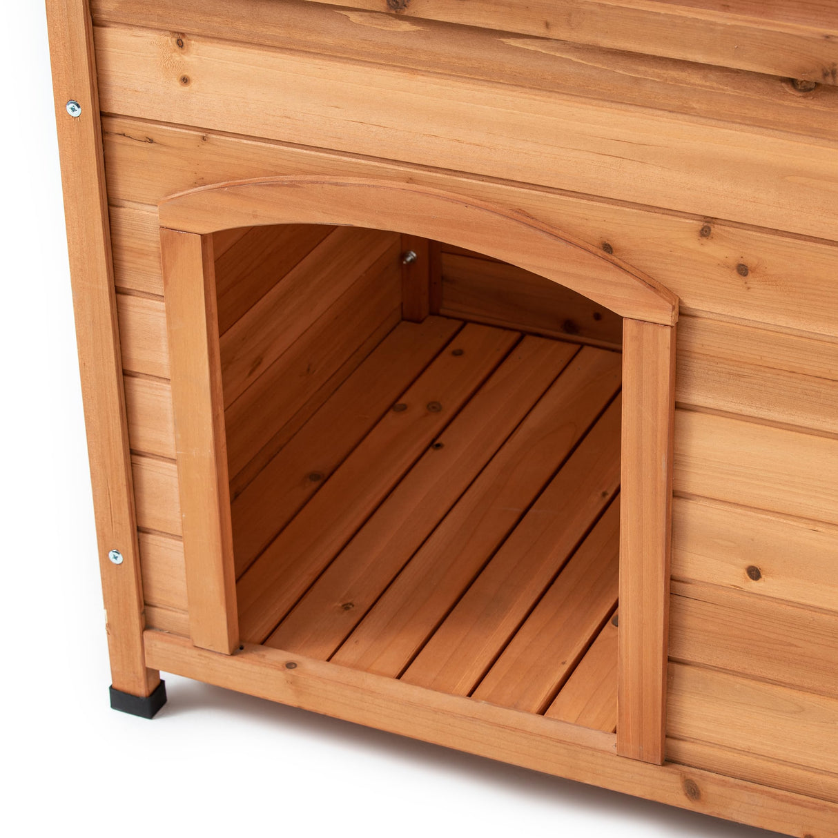 TAKUKA Outdoor Wooden Dog House for Small Medium Large Sized Dogs，Extra Waterproof Durable Dog Kennel with Wooden Floor for Garden Backyard Farm (34" TAKUKA