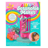 Just My Style D.I.Y. Scrunchie Maker by Horizon Group USA, Design Your Own Colorful Satin Scrunchies Hair Bands, Easy-to-Use Tool & Gemstones Just My Style