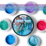 ETNRHP Resin Tape Epoxy Tape for Epoxy Resin Molding Thermal Silicone High Temperature UV Resistance Tape Easy Peeling Mold Release for Epoxy Resin ETNRHP