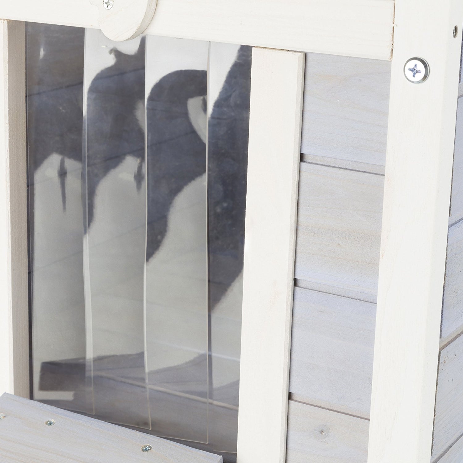 TRIXIE natura Weatherproof Small Outdoor Pet Home, Cat House, Rabbit House, Shelter for Feral Cats or Small Animals TRIXIE