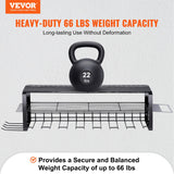 VEVOR Power Tool Organizer, 7 Slot, 3 Layers, Cordless Drill Holder Wall Mount, Battery Charging Station Storage Rack, Multi-Function Garage VEVOR