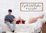 Personalized Framed Wooden Couple Name Sign Wedding Gifts for Couple Personalized Wooden Name Sign Personalized Wooden Couples Name Sign Farmhouse YCHARTSIGN