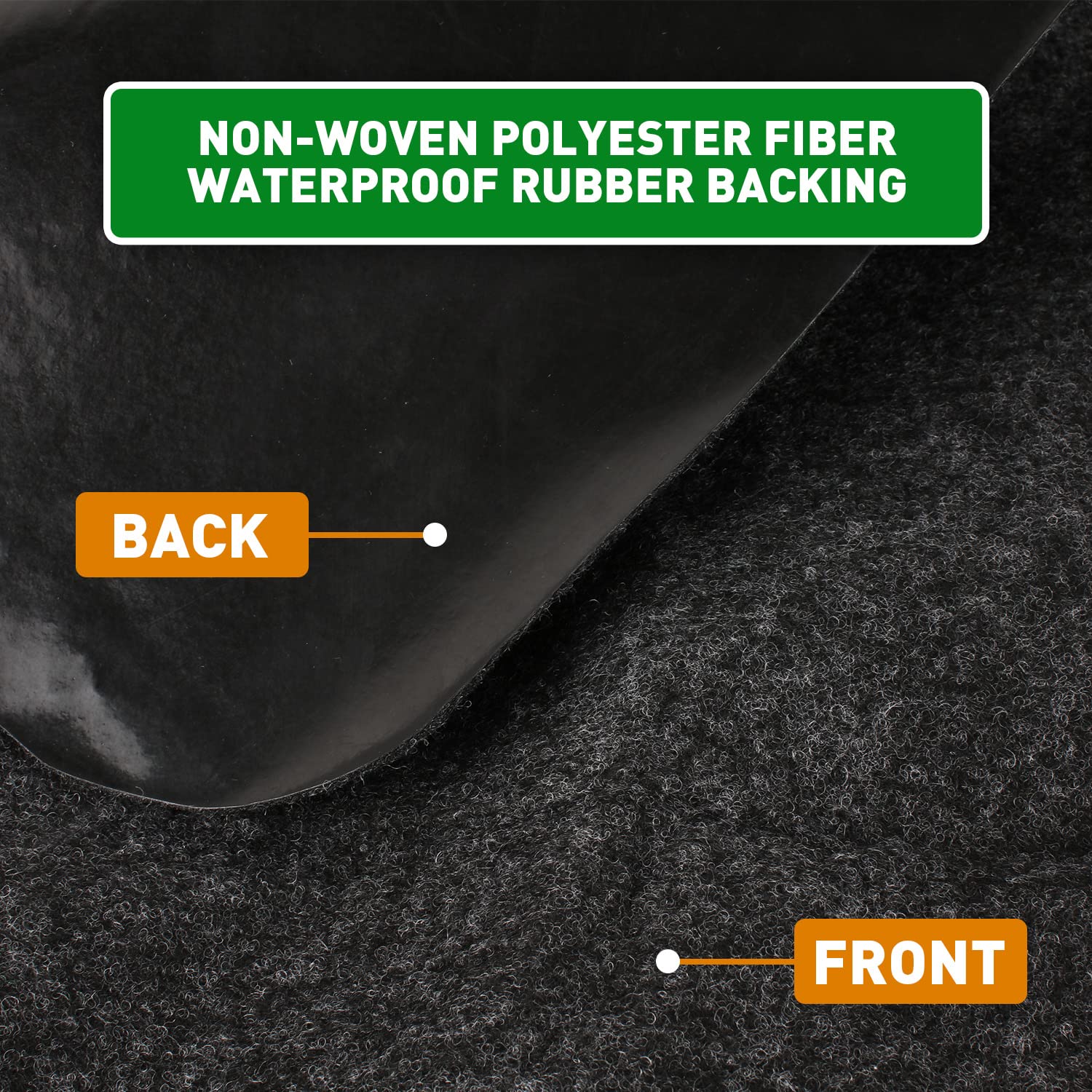 Golf Cart Parking Mat 9.18 ft. x 4.92 ft Oil Absorbent Universal Garage Floor Mat for EZGO, Club Car, Yamaha, ICON, Advanced EV, ATV - MODIGT