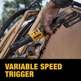 DEWALT 20V MAX XR Cordless Ratchet, 3/8" and 1/2" Sealed Head Ratchet, Bare Tool Only (DCF510B) DEWALT