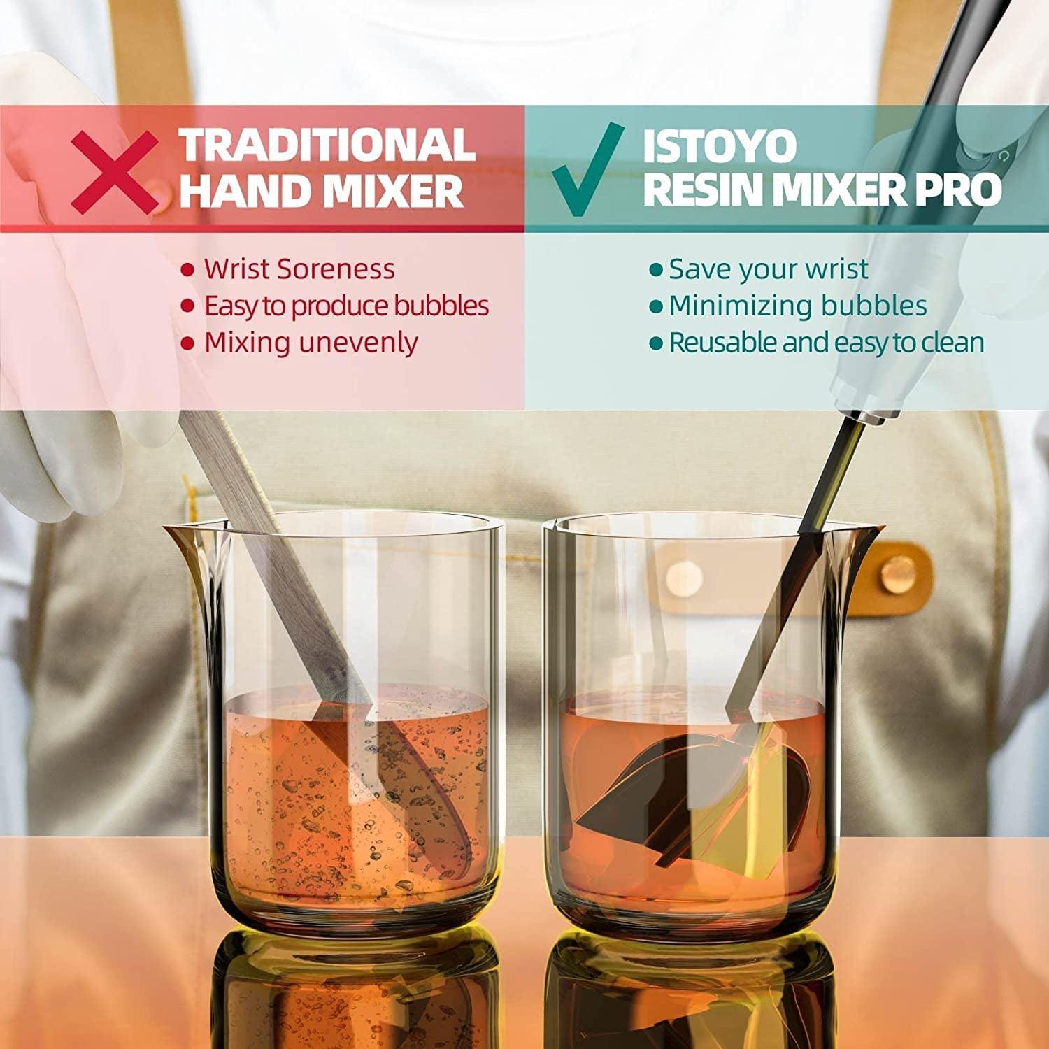 Epoxy Resin Mixer Silicone Paddles - 6 Reusable Pixiss