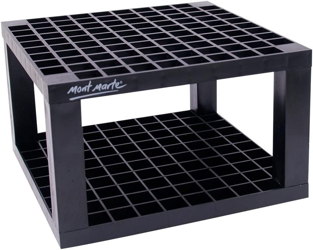 96 Hole Plastic Pencil & Brush Holder for Paint Brushes, Pencils, Markers, Pens and Modeling Tools. Provides Excellent Art Studio Organization. WoodArtSupply