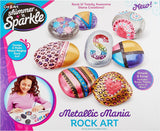 Shimmer ’N Sparkle Metallic Mania Rock Art DIY Kit for Ages 6 and Up WoodArtSupply