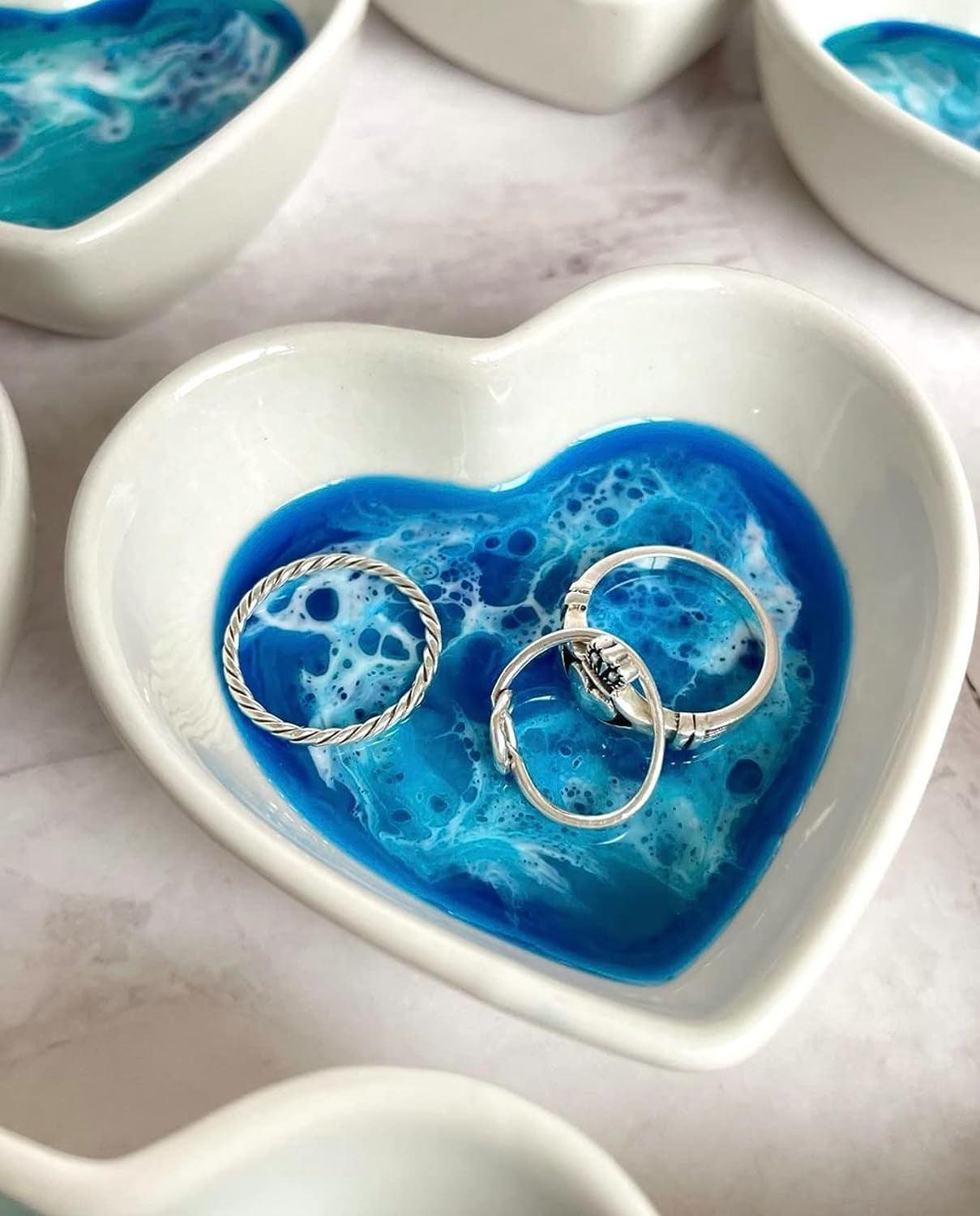 EPE Epoxy Resin and Hardener Kit for Jewelry DIY Art Crafts, Tumbler, Craft Casting Resin - Crystal Clear Resin Kit with 8 OZ Resin, 8 OZ Hardener, 4 WoodArtSupply