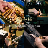 3PCS Bonsai Chisel Kit with round Gouge, Single Bevel Skewed and V-Parting Tool, Hand Carving Tool Set for Jin Shari Making, Woodworking Knife Pack WoodArtSupply