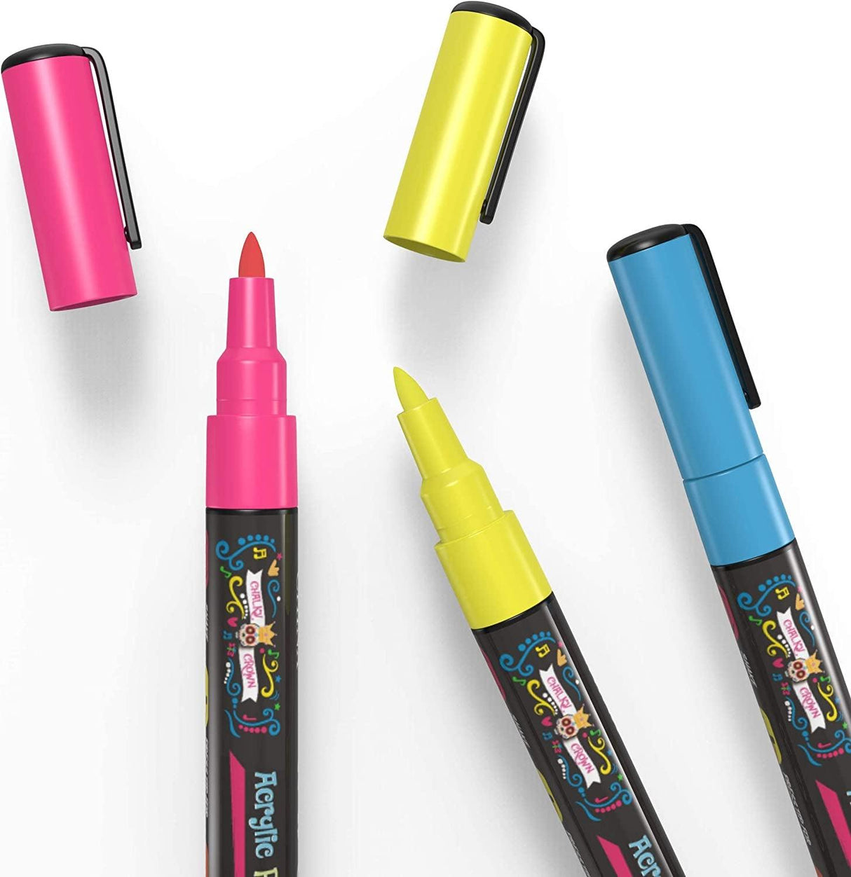 Acrylic Paint Markers 1Mm, Acrylic Paint Pens for Rock Painting/Stone, Ceramic, Glass WoodArtSupply