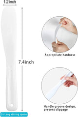 Silicone Stir Sticks Kit 16Pcs, Silicone Epoxy Brush, Silicone Stirring Tool, Mixing Spoon, Silicone Scraper DIY Crafts Tool for Resin Epoxy Liquid WoodArtSupply