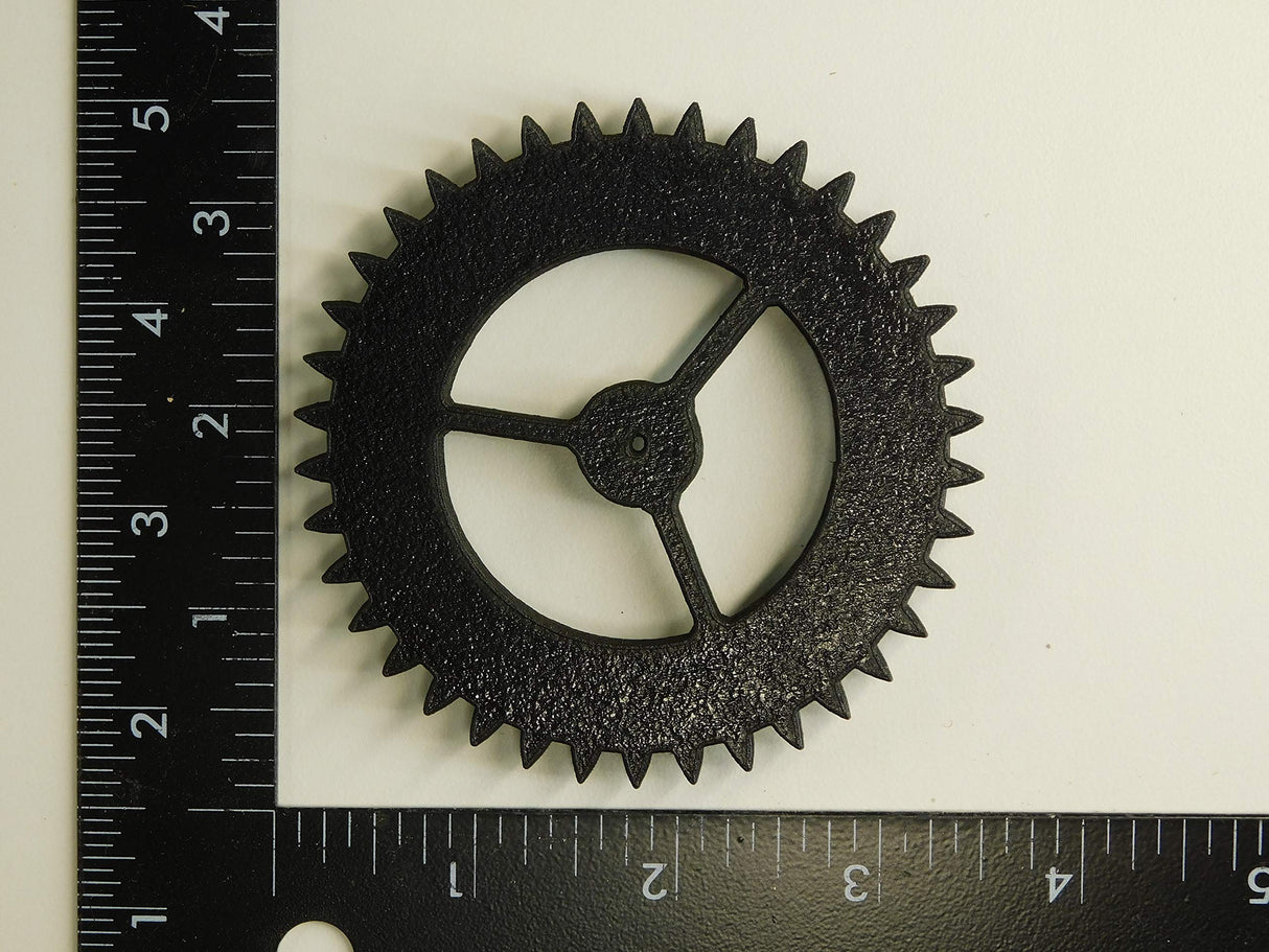 Steampunk Gears Wall Decor - Eight Gears, Two Push Rods - 10 Pieces - Free Shipping - Wood Gears Generic