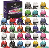 BALTIC DAY - 30 Pigment Paste for Epoxy Resin - Epoxy Resin Pigment Paste Set - Resin Paste Pigment - Resin Color Pigment Paste | Epoxy, Resin Art BALTIC DAY
