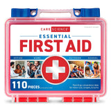 Care Science First Aid Kit, 110 Pieces | Professional Use for Travel, Work, School, Home, Car, Survival, Camping, Hiking, and More Care Science