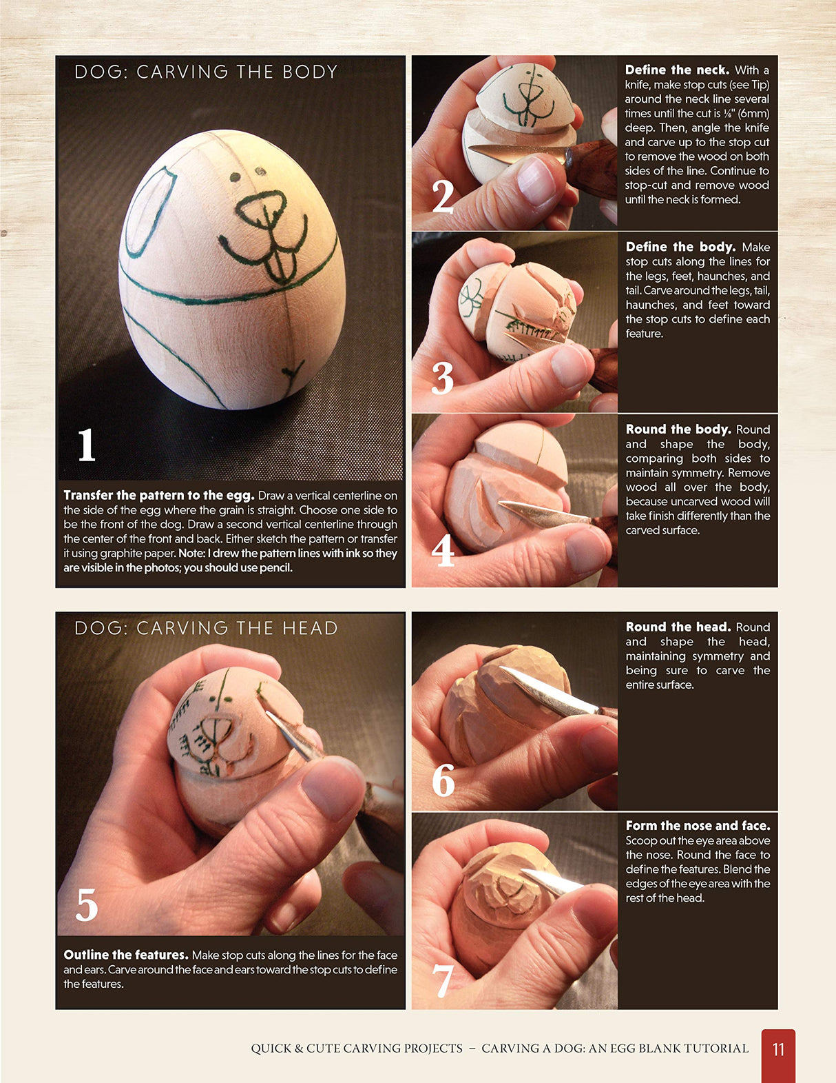 Quick & Cute Carving Projects: Patterns for 46 Projects to Carve in One Day (Woodcarving Illustrated Books) (Fox Chapel Publishing) Easy, Design Originals